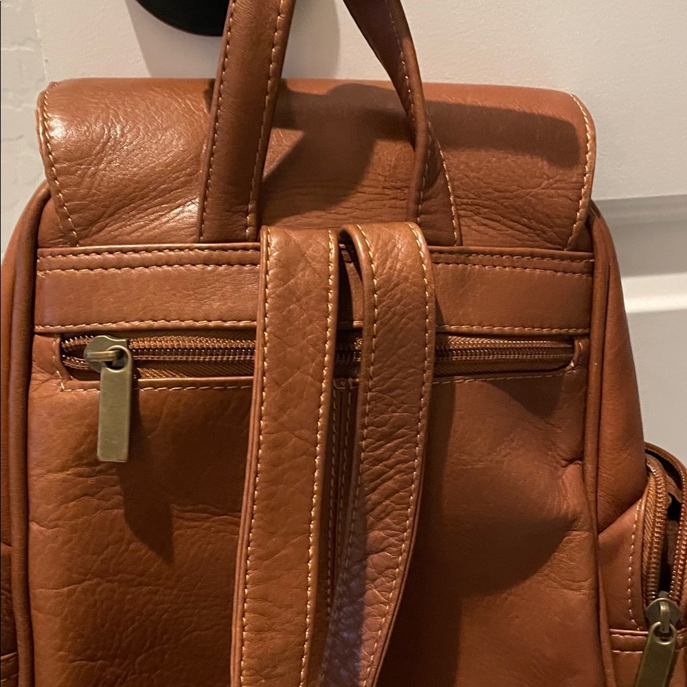 Wilson Brown Leather Mini Backpack - image 2